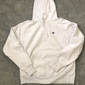 Reverse weave hoodie